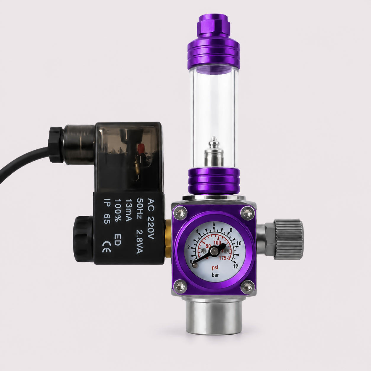 Aquarium CO2 Regulator with Mini Gauge