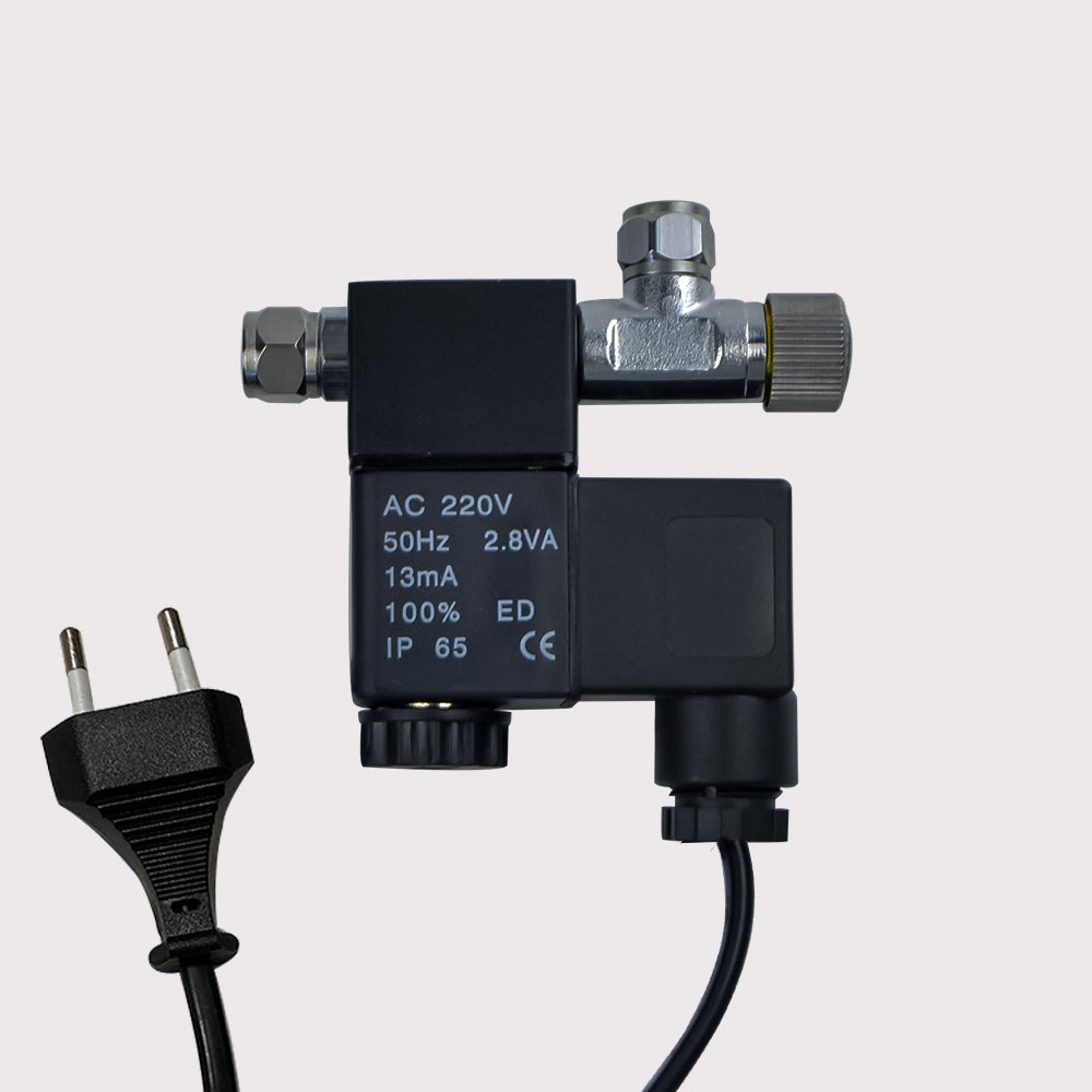 CO₂ Solenoid Valve with Integrated Precision Needle Valve