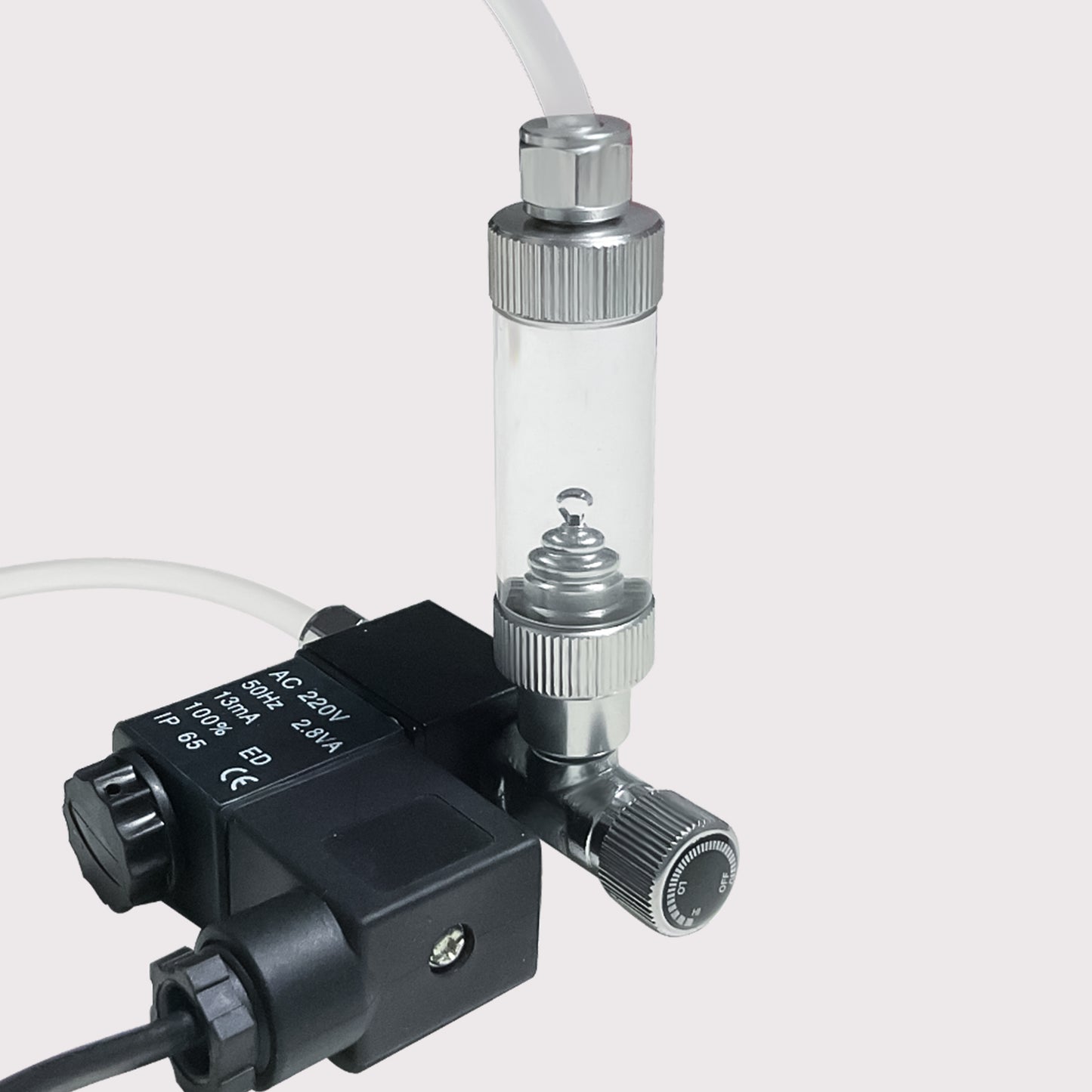 CO₂ Solenoid Valve with Integrated Precision Needle Valve