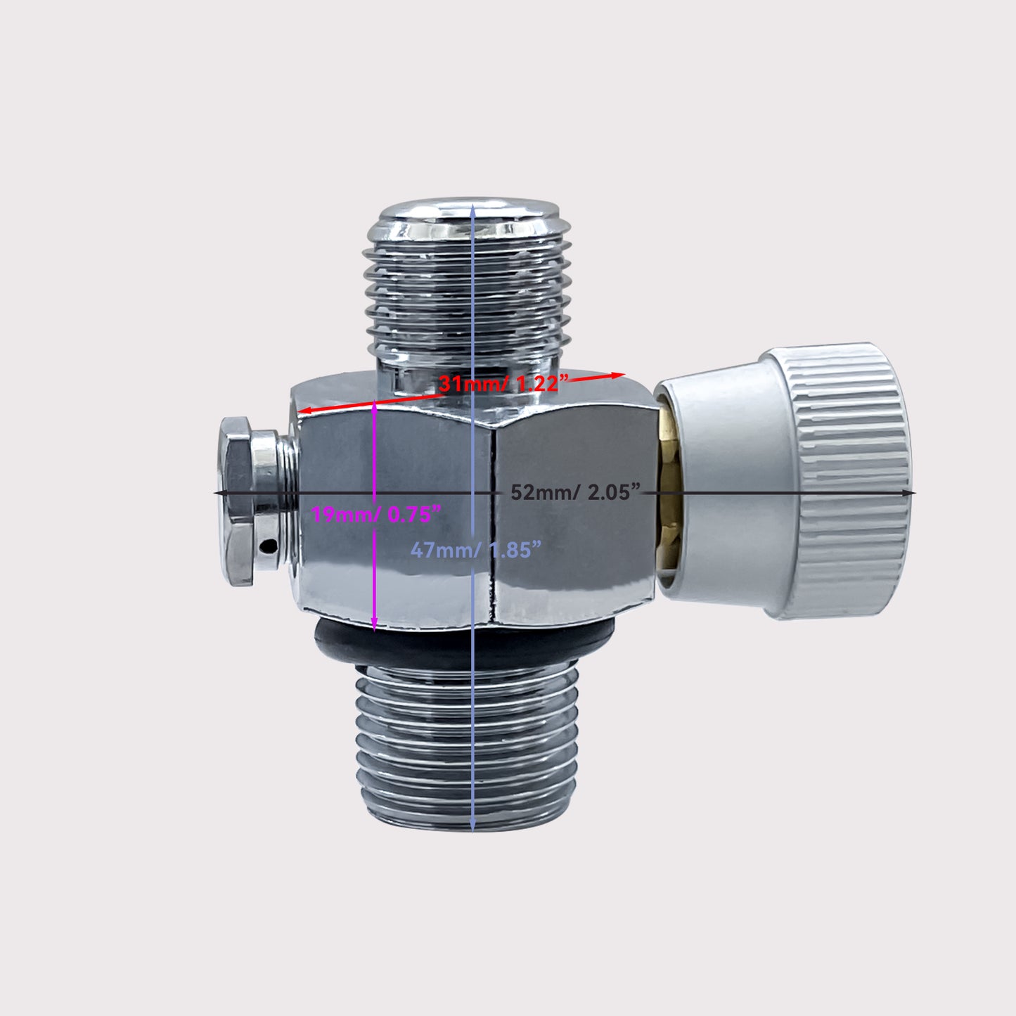 M18x1.5 Gas Cylinder On/Off Valve