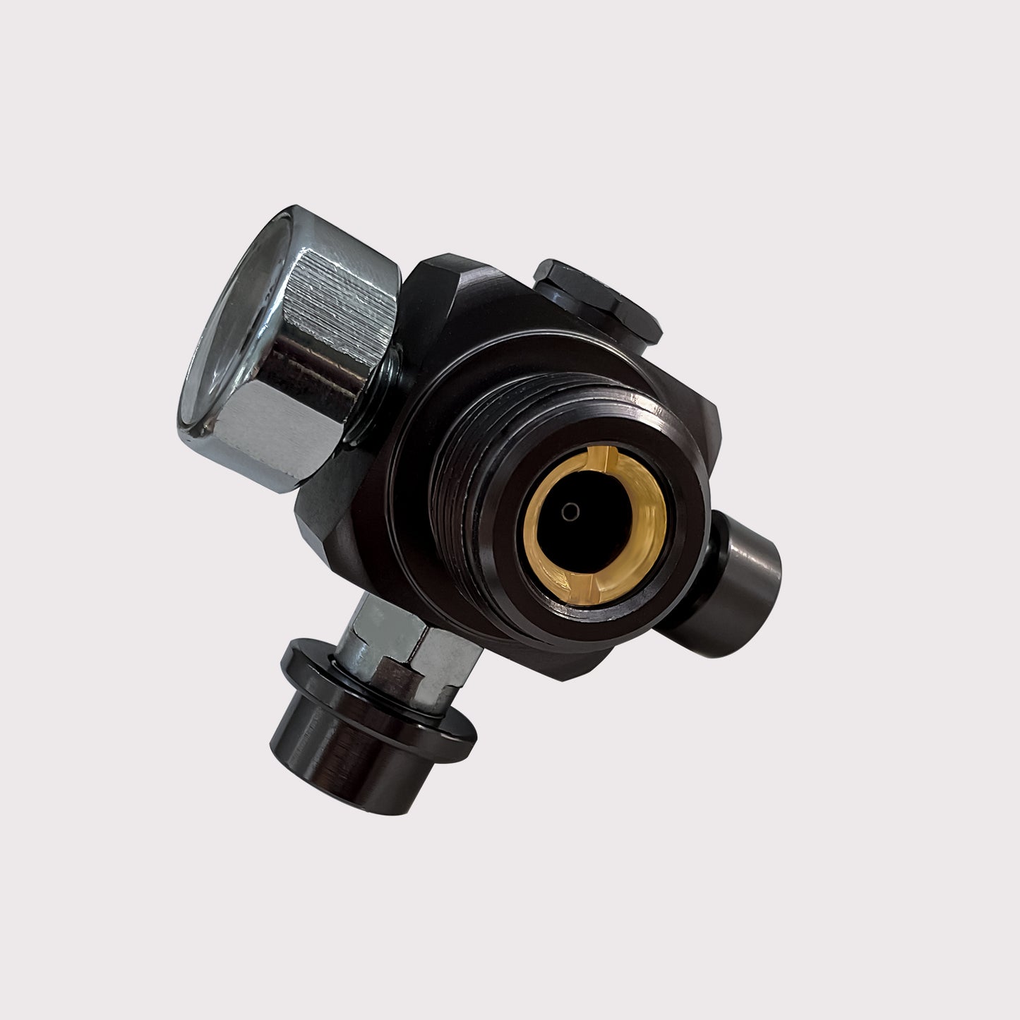 Push-Button CO2 Regulator 11Bar, 8g Cartridge, 8mm Female Quick Connector