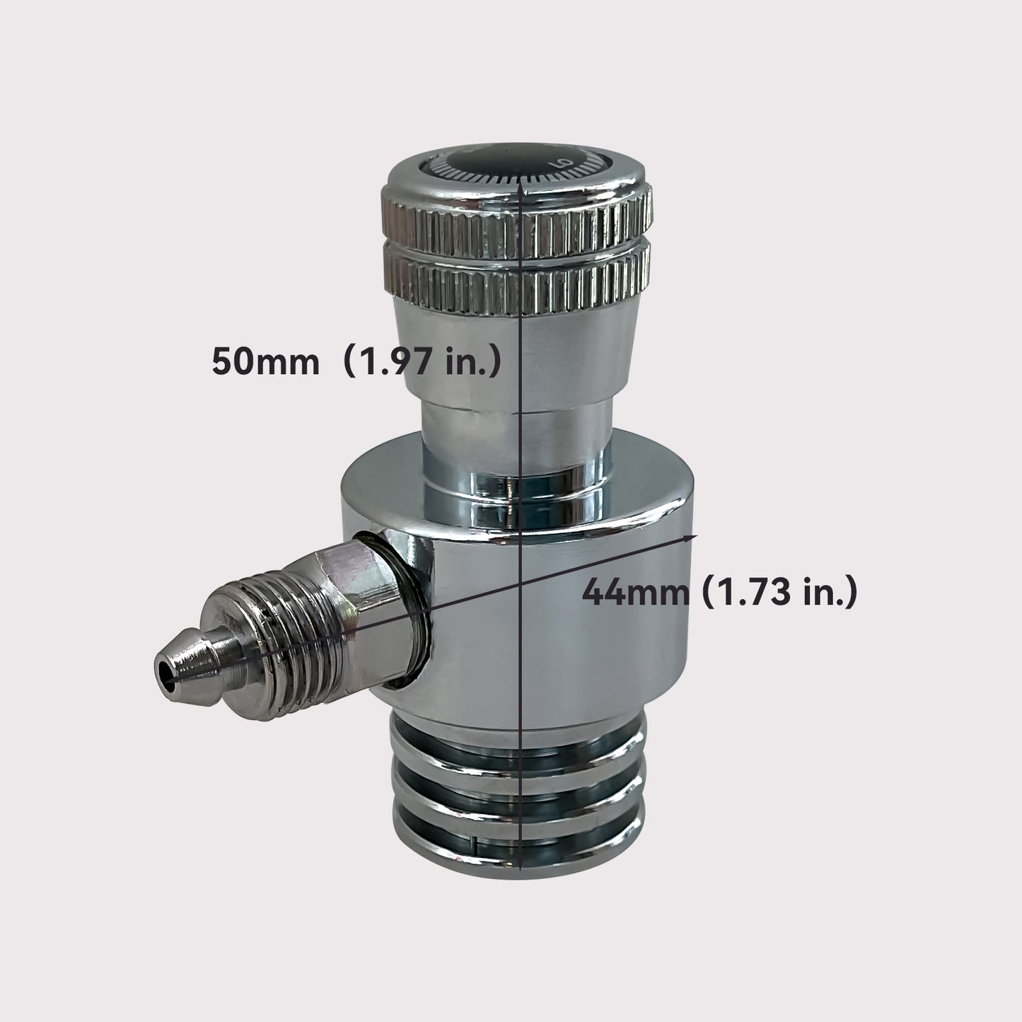 Mini Flow Control Valve for 16g CO2 Cartridge 3/8-24UNF