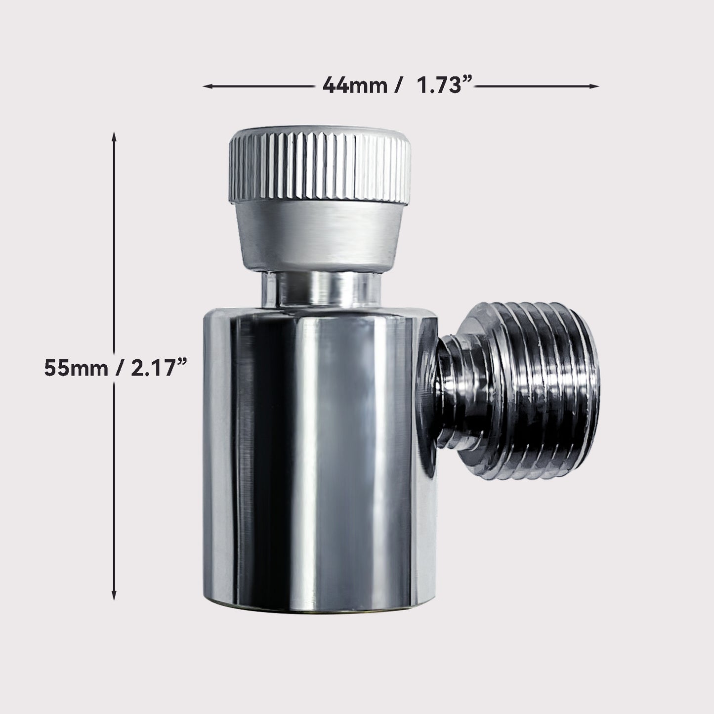 SodaStream Adapter for CO₂ Regulator with On/Off Knob