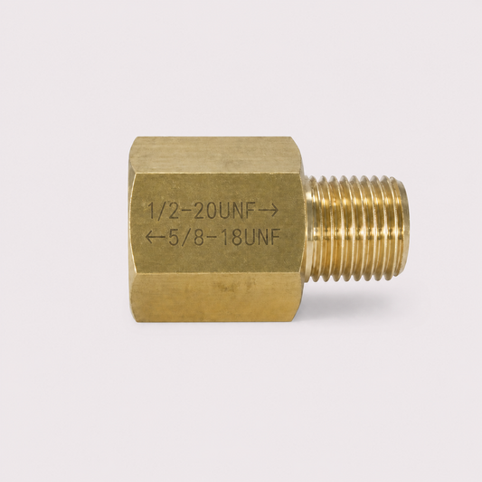74g Nano CO₂ Cylinder Adapter 1/2-20UNF Male to 5/8-18UNF Female