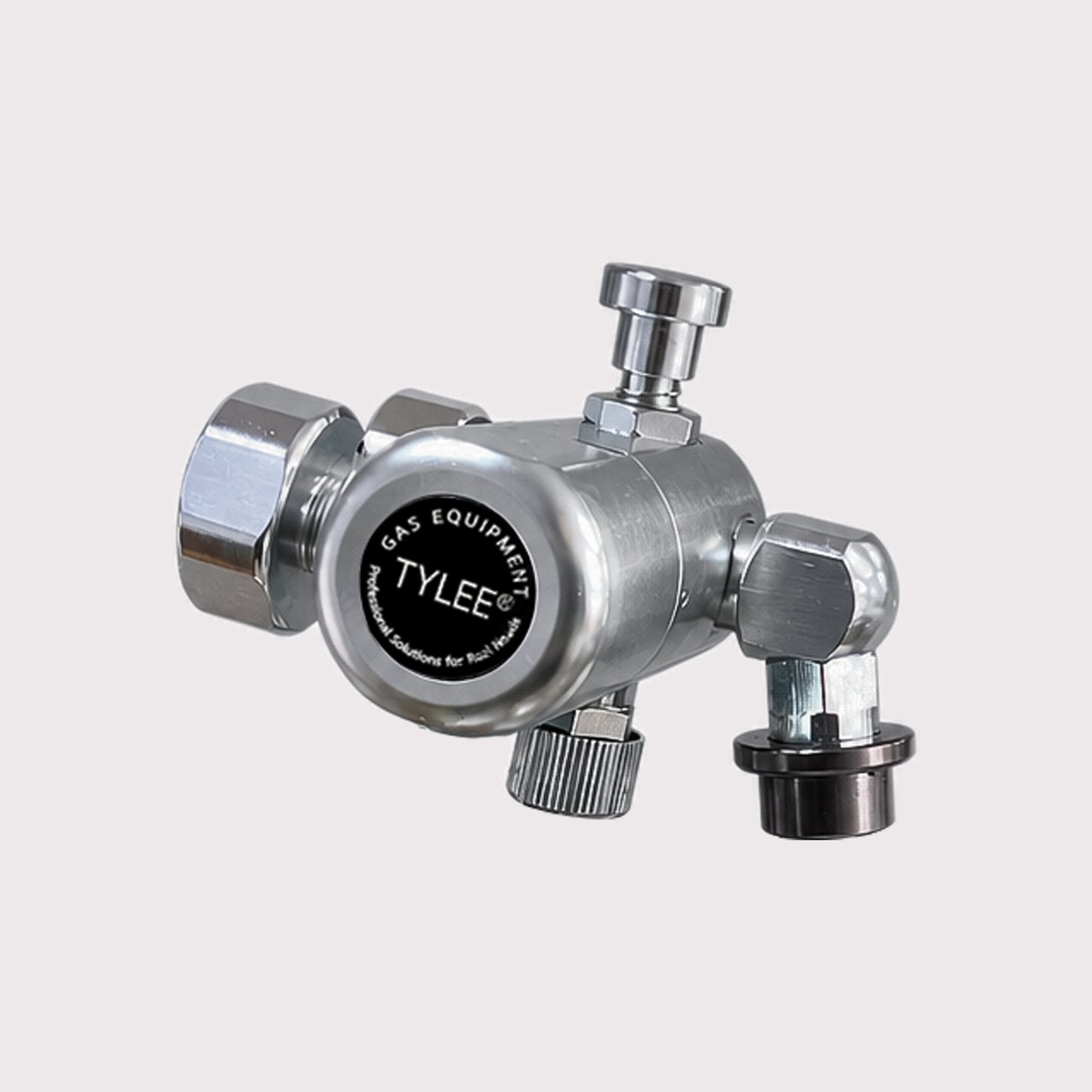 Dual-Stage CO₂ & N₂ Regulator | 3000 PSI Dual Gauge Push Button Valve