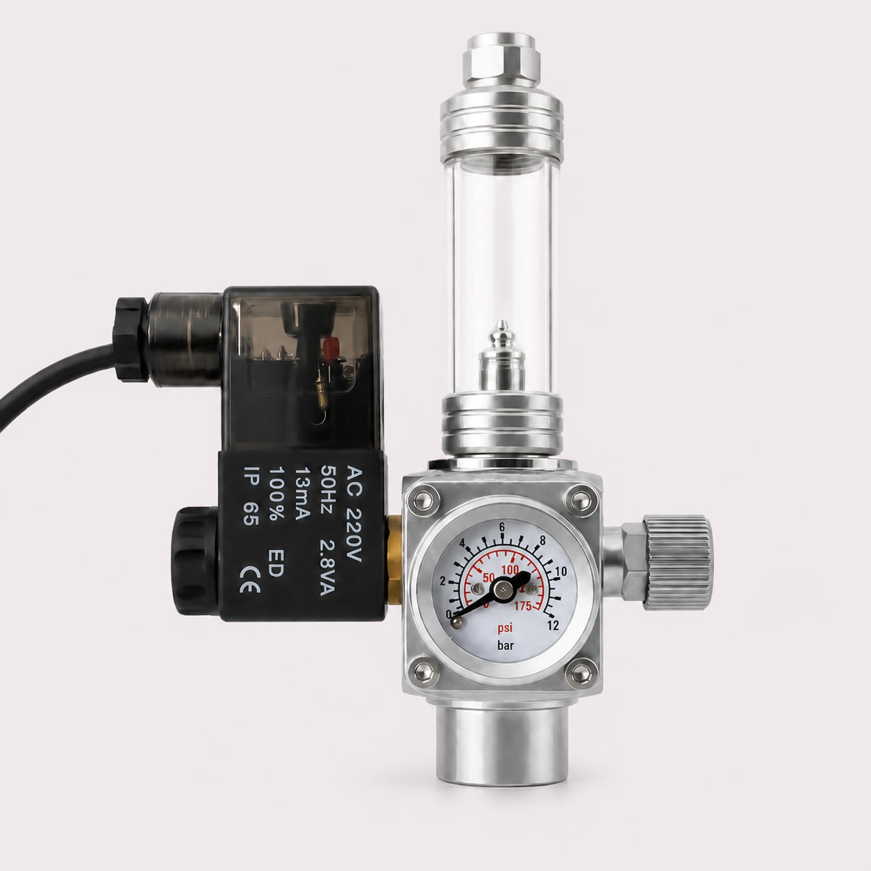 Aquarium CO2 Regulator with Mini Gauge