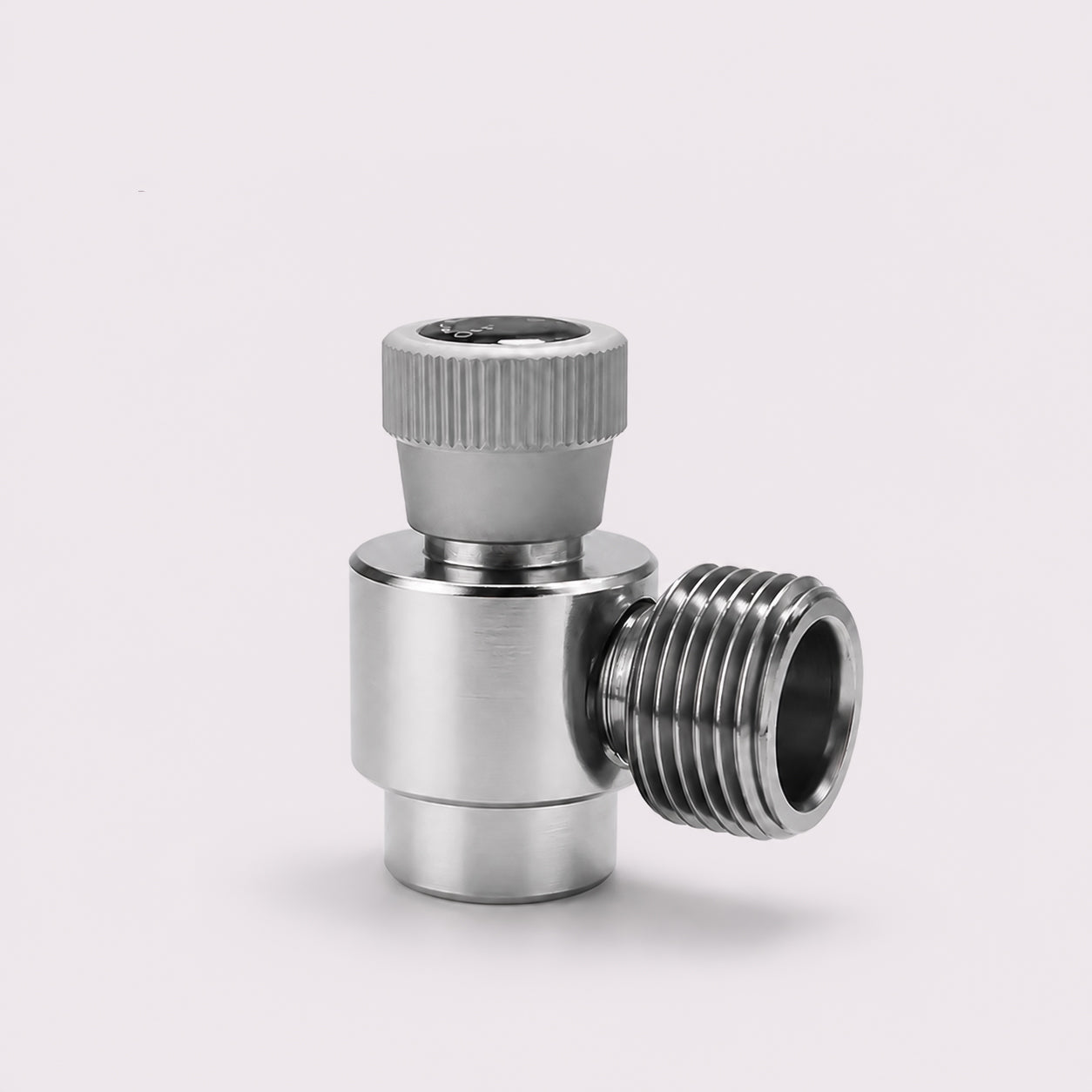 M10x1 to W21.8 / CGA320 CO2 Adapter for Disposable Cylinders