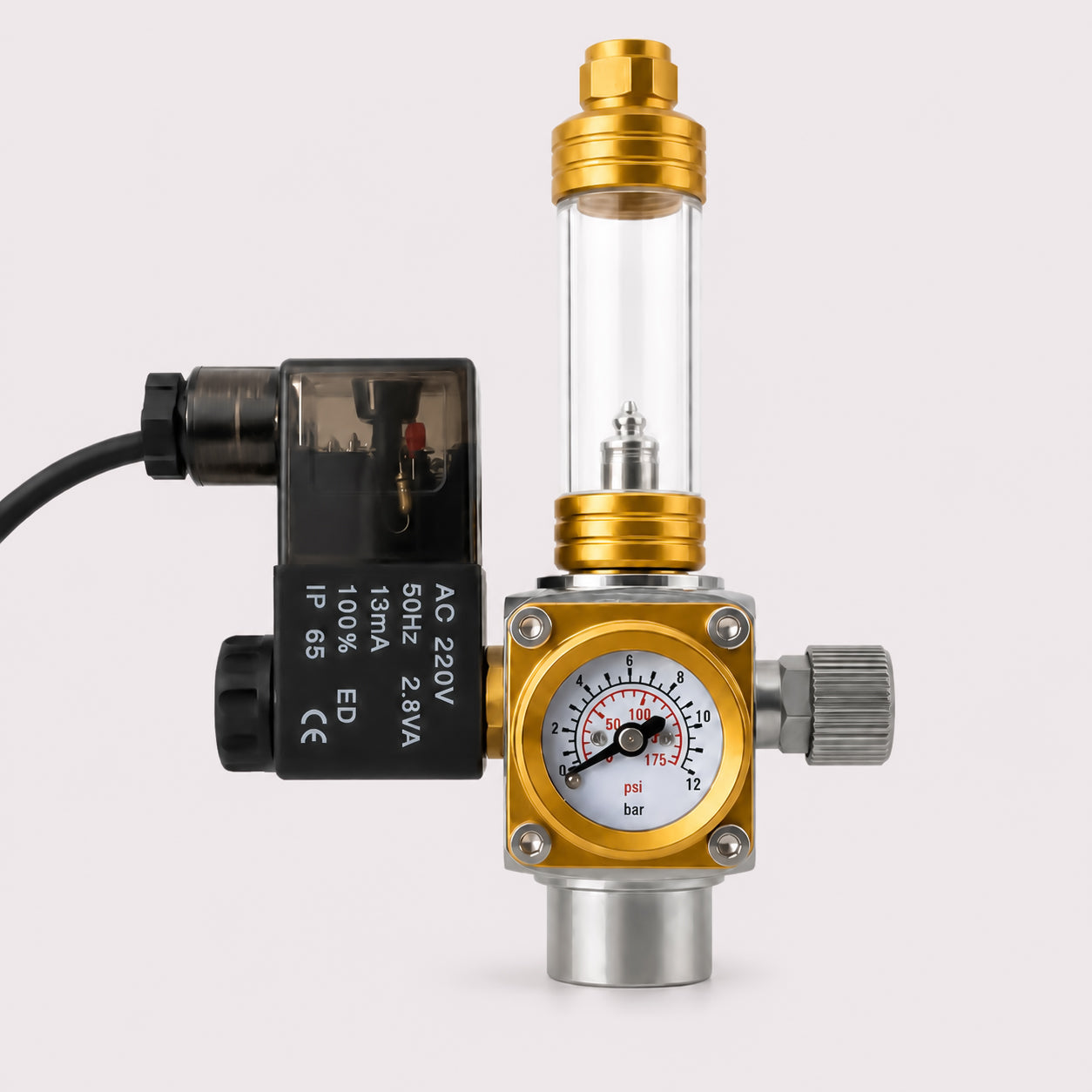 Aquarium CO2 Regulator with Mini Gauge