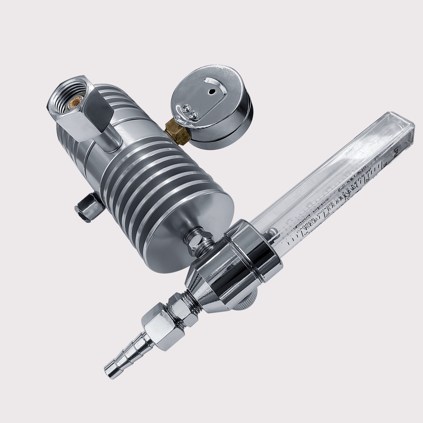 Single-Stage CO2 Regulator with Flowmeter
