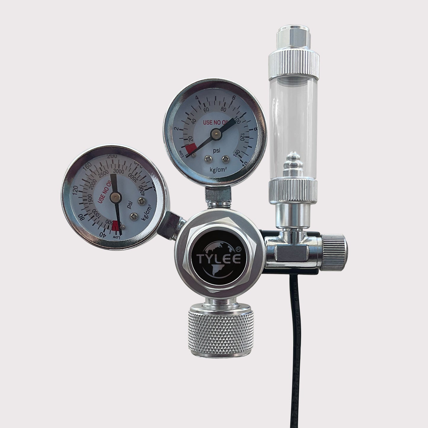 Dual Gauge CO2 Regulator with Solenoid Valve