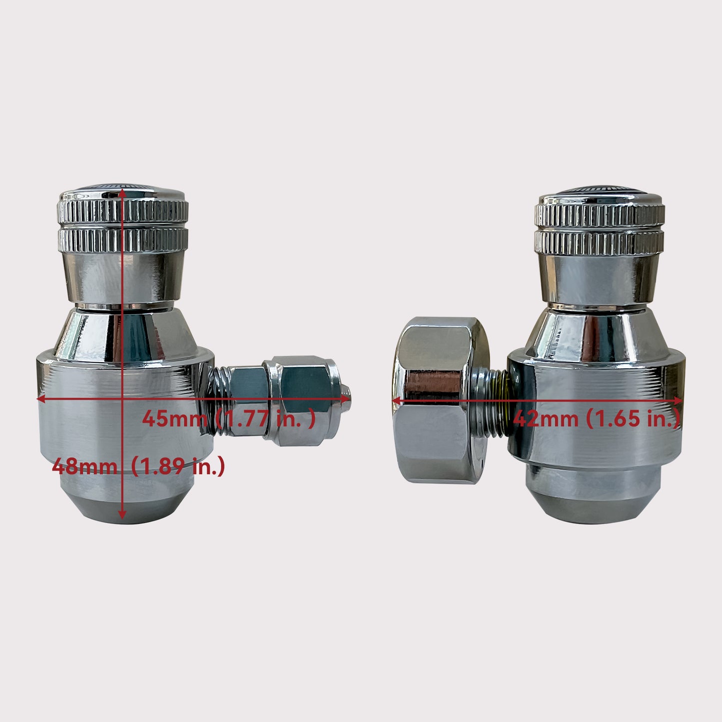 CO2 Flow Control Valve with Mini Gauge for 3/8-24unf Inlet Thread