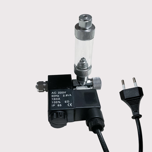 CO₂ Solenoid Valve with Integrated Precision Needle Valve