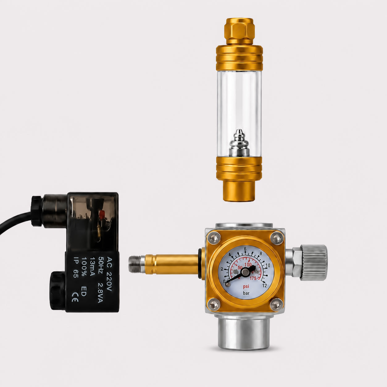 Aquarium CO2 Regulator with Mini Gauge