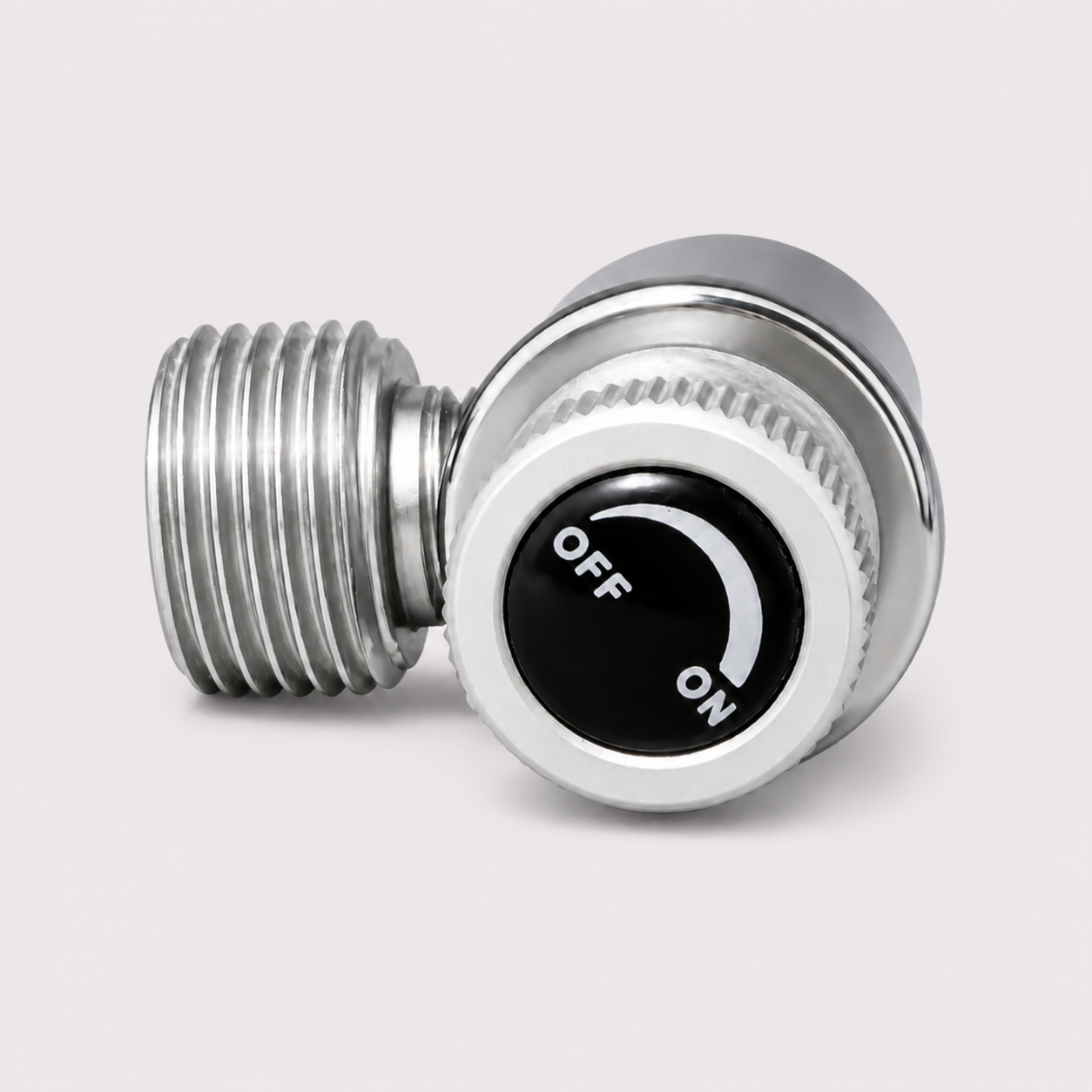 CGA320 Paintball CO₂ Cylinder Adapter with Knob