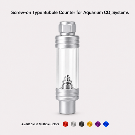Screw-on Style CO2 Bubble Counter for Aquarium